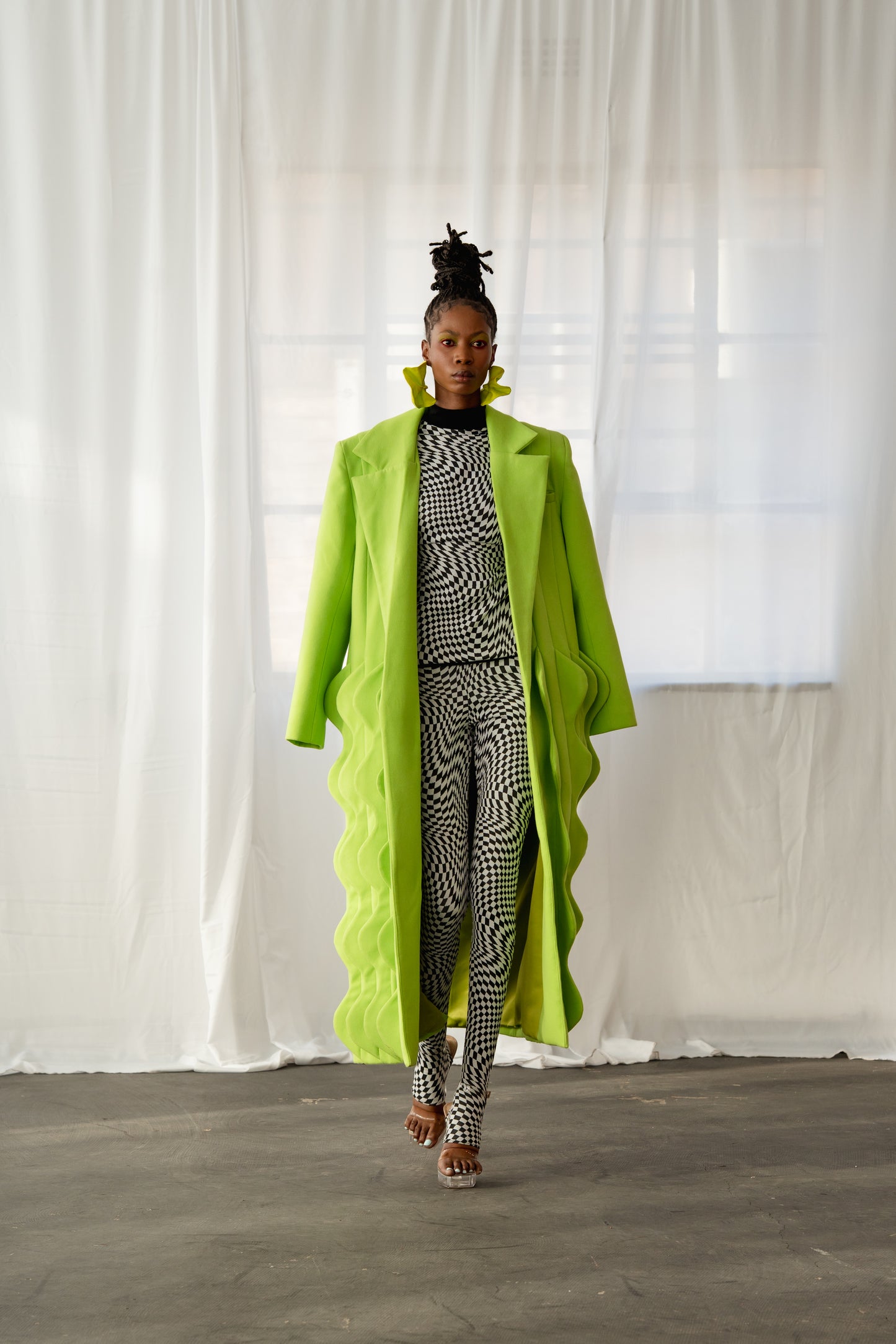 The Ripple Box Coat