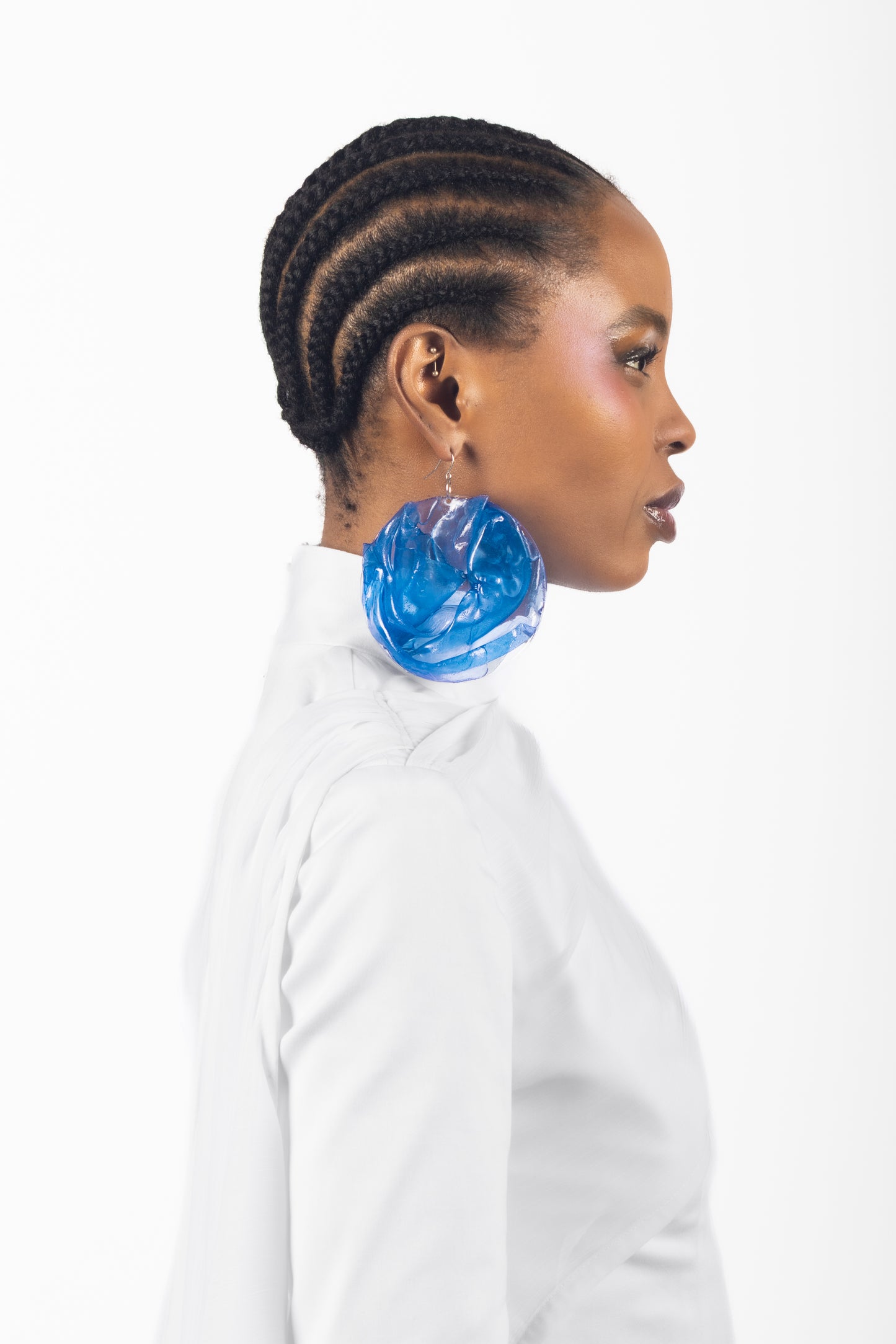 The Shard Earrings - Lapis