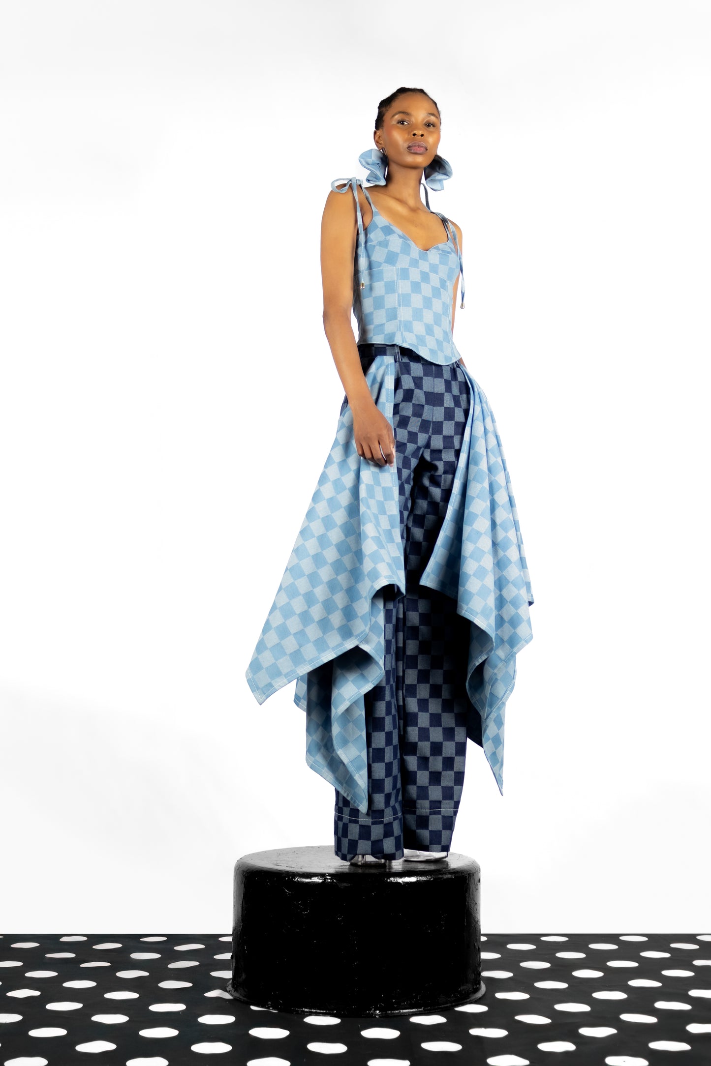 The Checkered Bustier