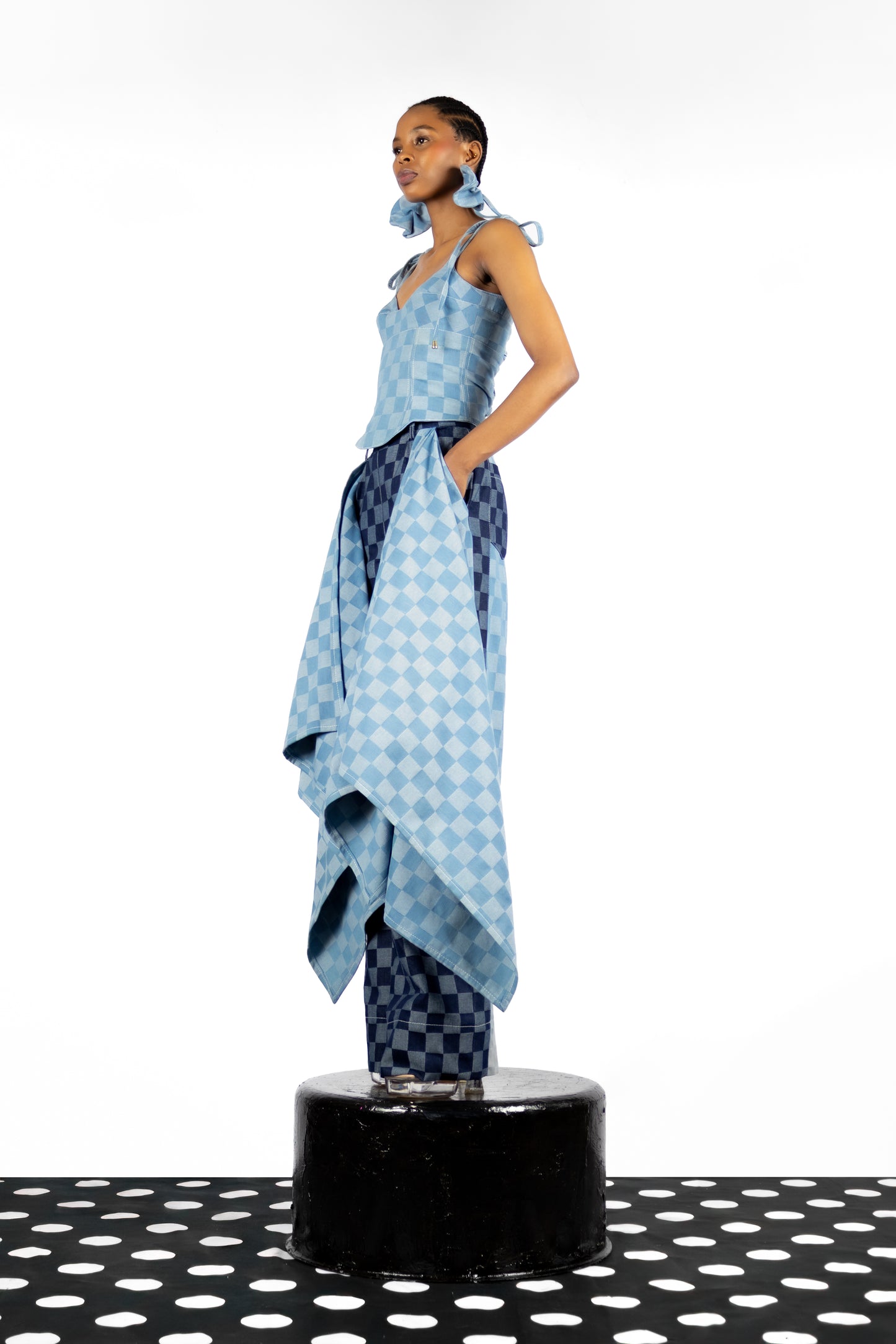 The Checkered Bustier