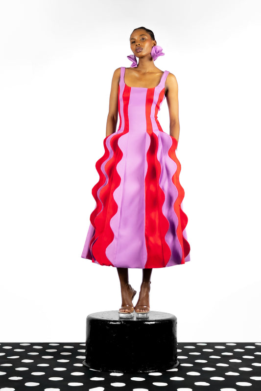 The Ripple Striped Dress