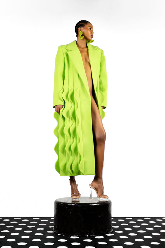 The Ripple Box Coat