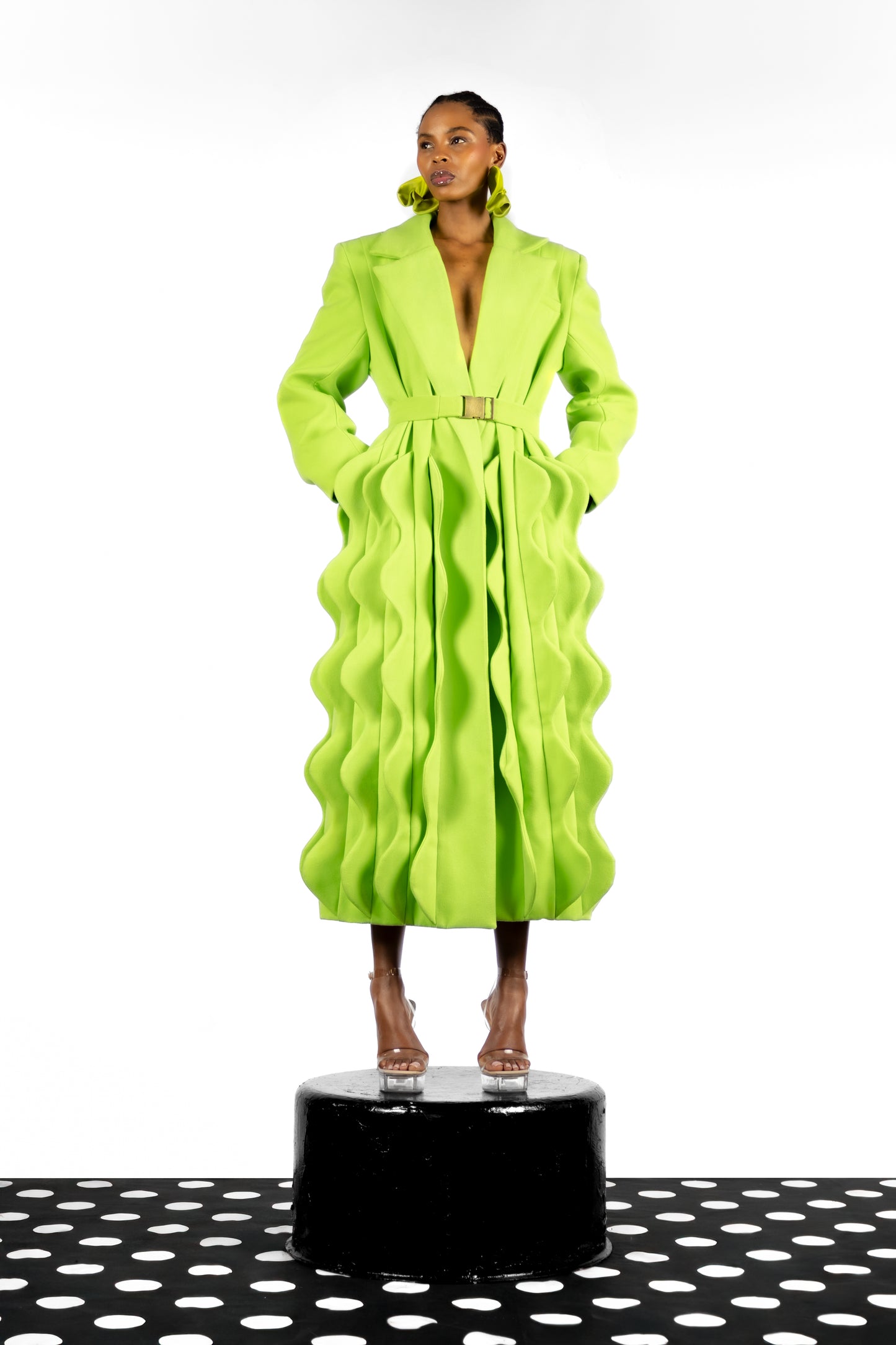 The Ripple Box Coat