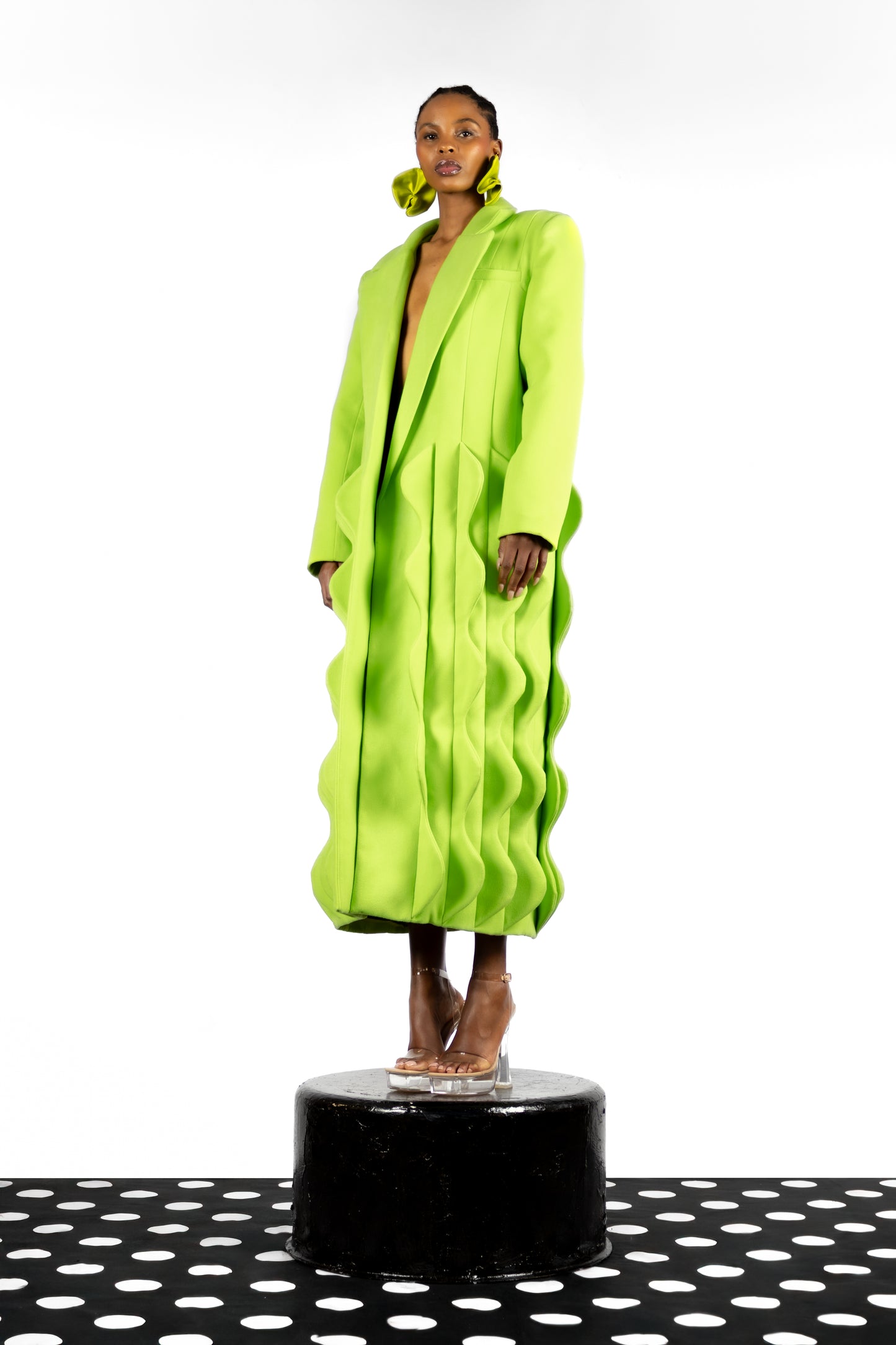 The Ripple Box Coat