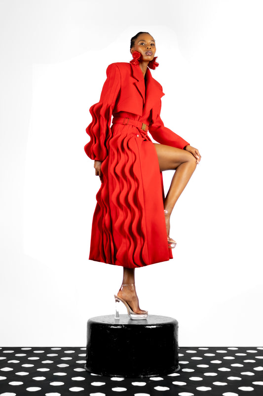 The Ripple Tailored Coat