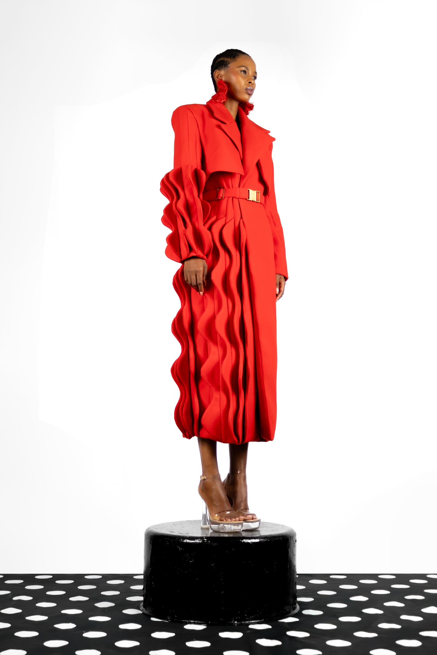 The Ripple Tailored Coat