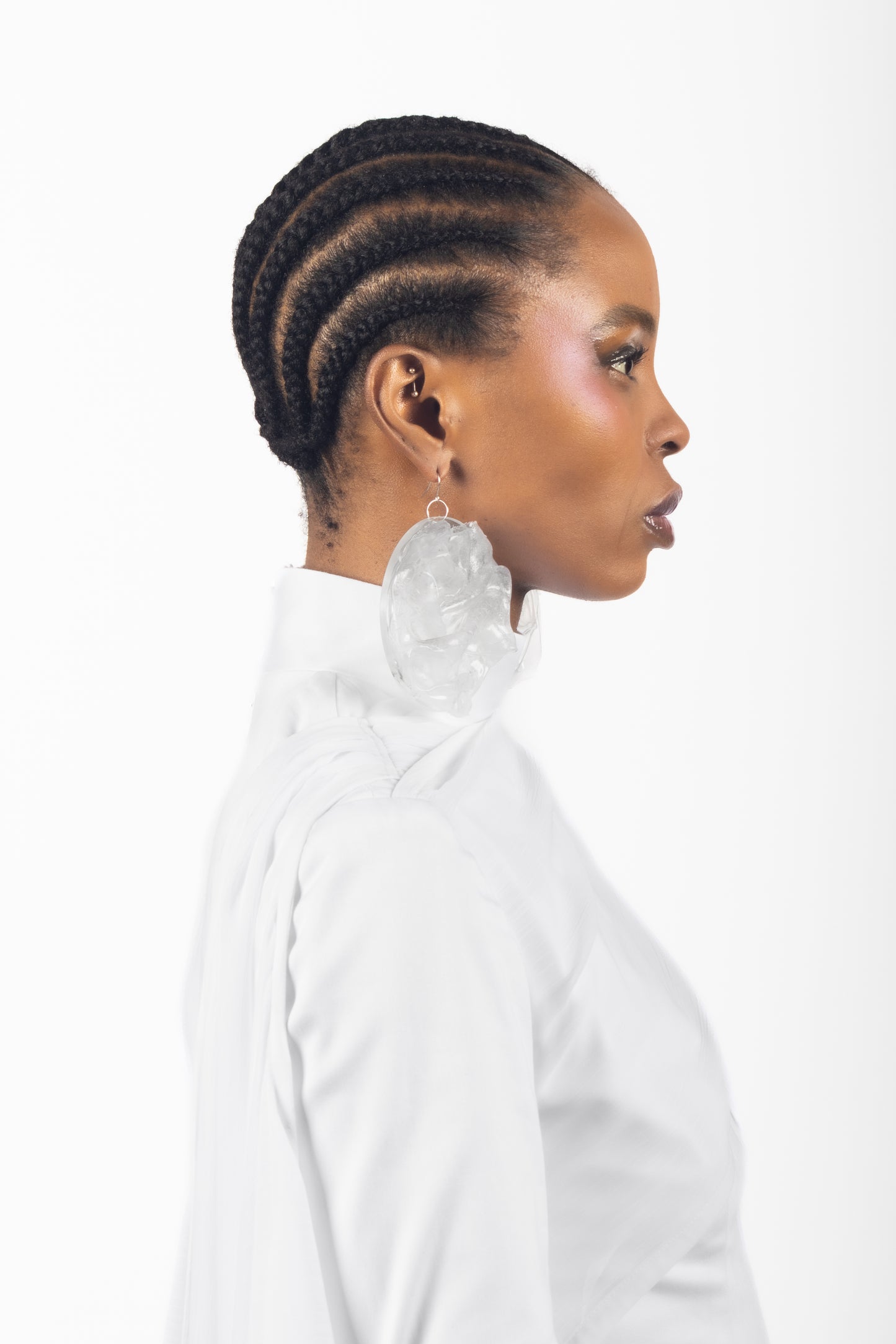 The Shard Earrings - Moonstone
