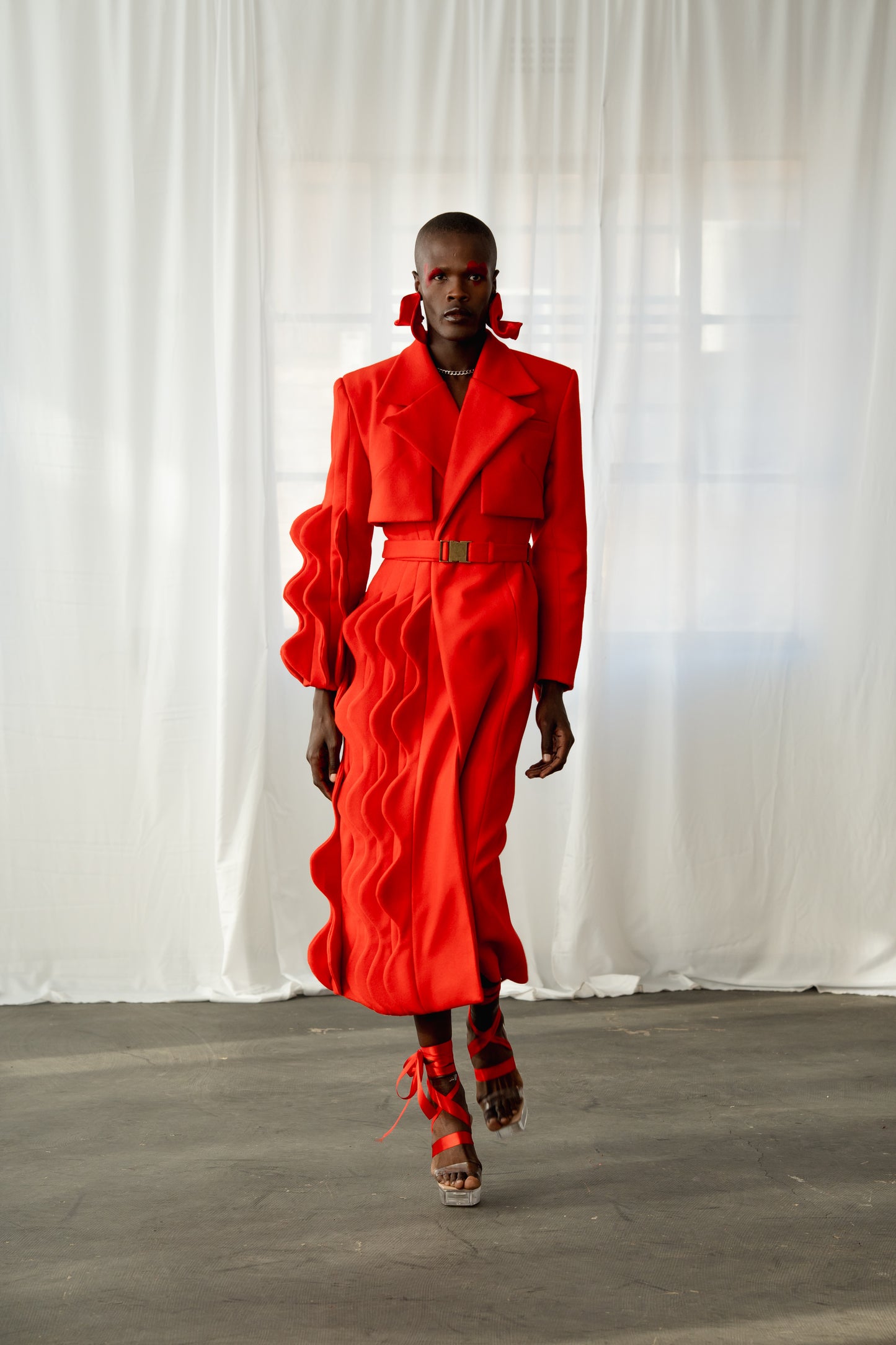 The Ripple Tailored Coat