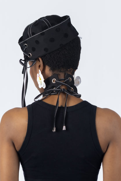 The Chromism Hat & Choker (Black Raven)