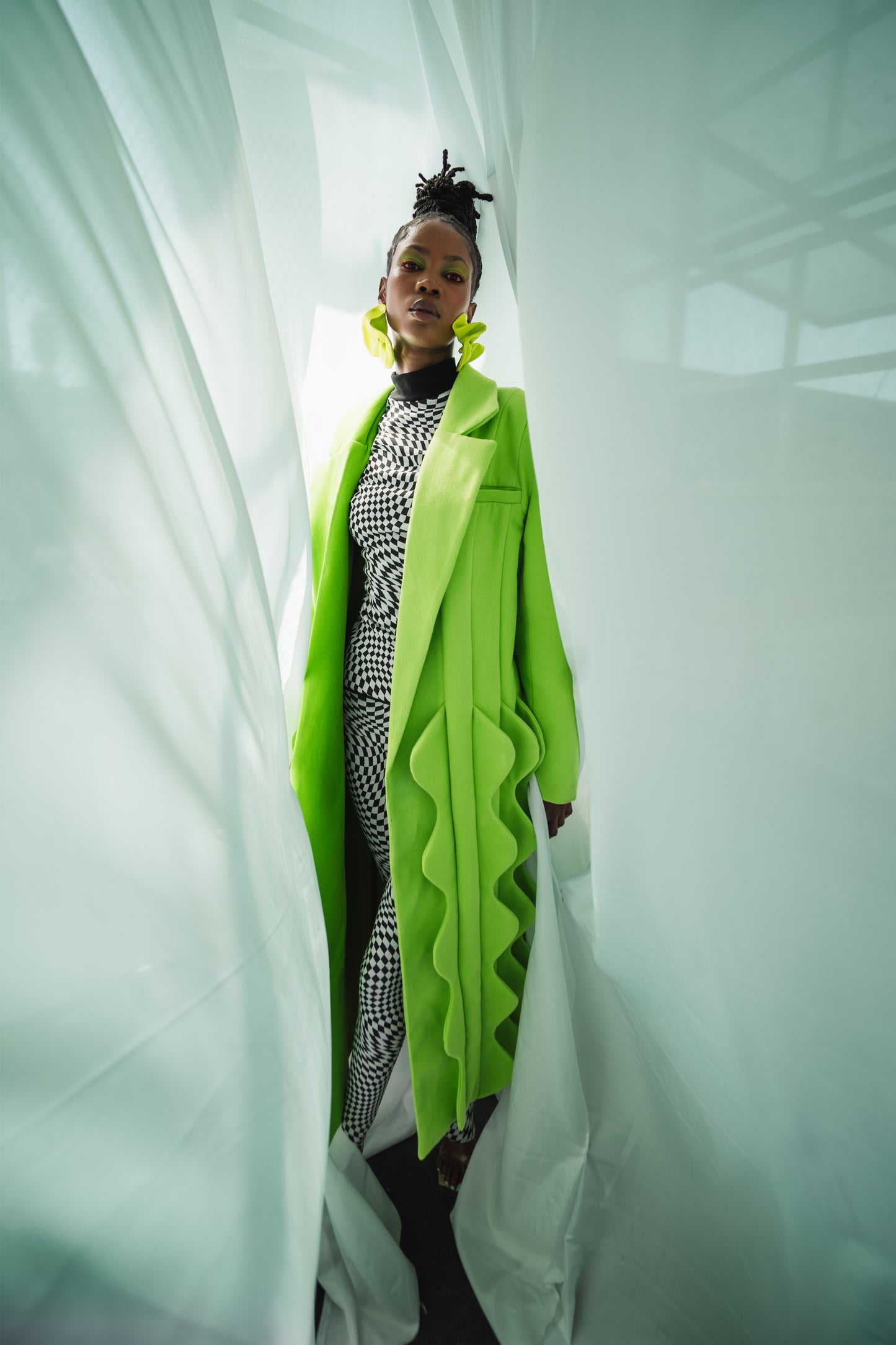 The Ripple Box Coat