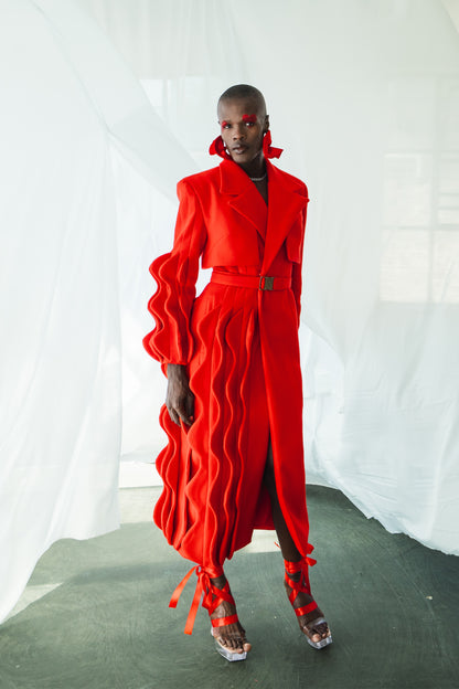 The Ripple Tailored Coat