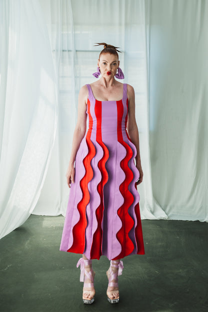 The Ripple Striped Dress