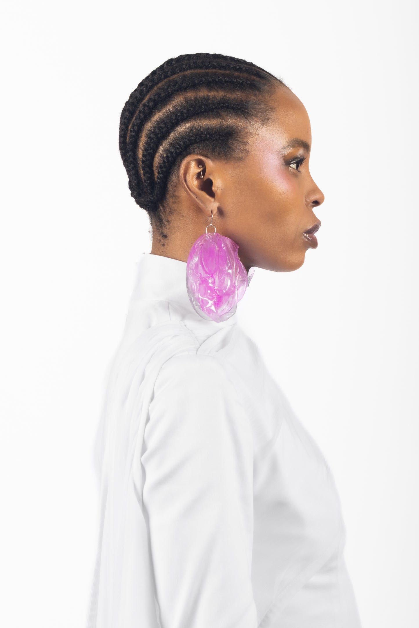 The Shard Earrings - Amethyst