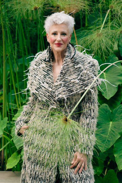 The Feathered Embellished Coat