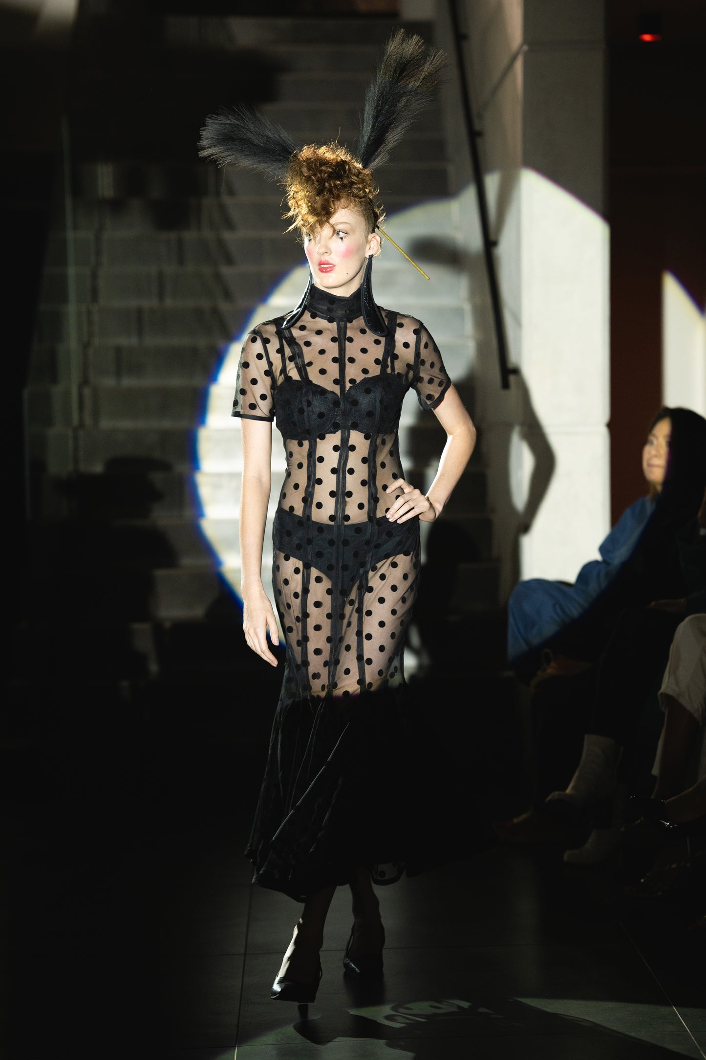 The Flocked Dress