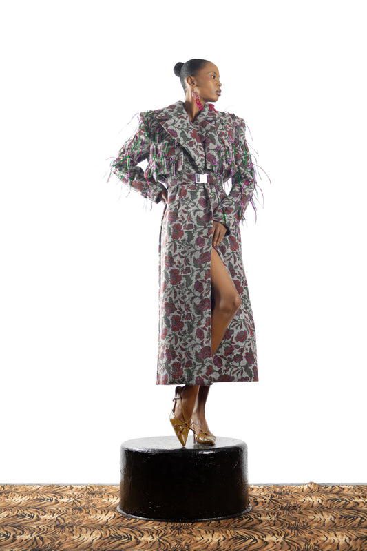 The Botanist Embellished Coat