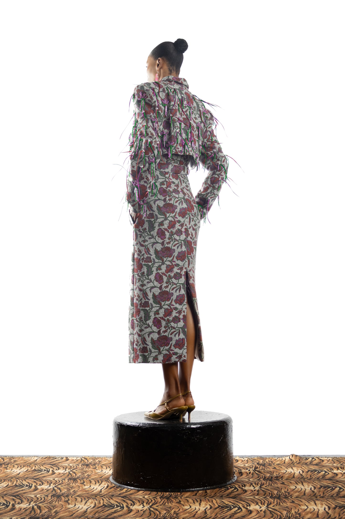 The Botanist Embellished Coat