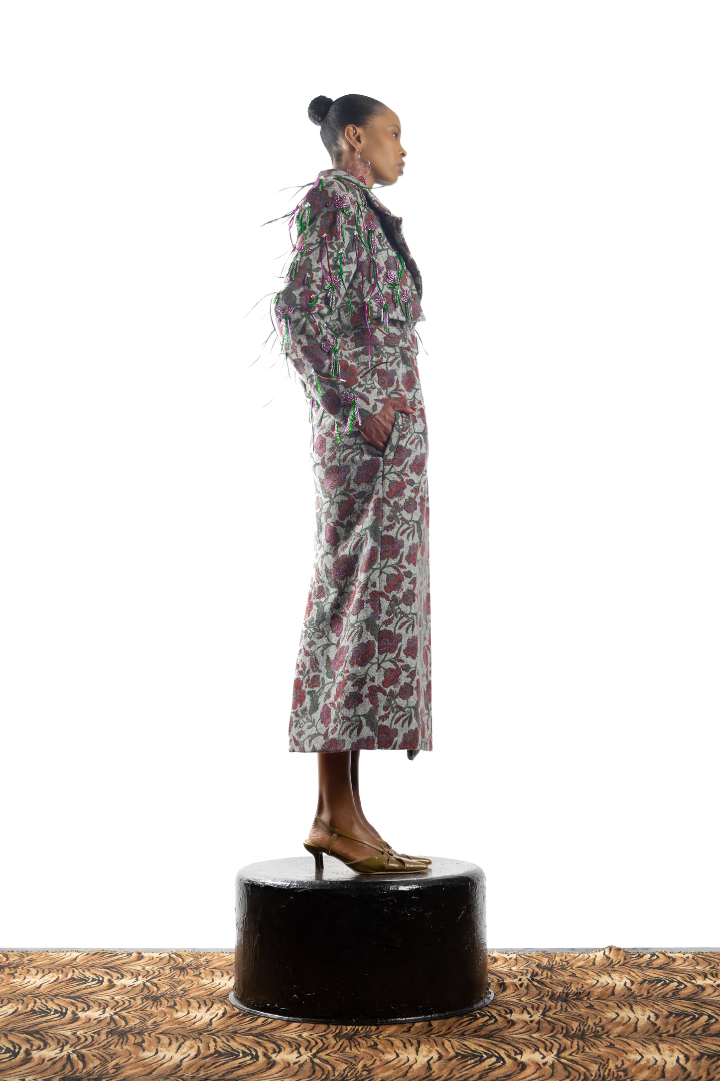 The Botanist Embellished Coat