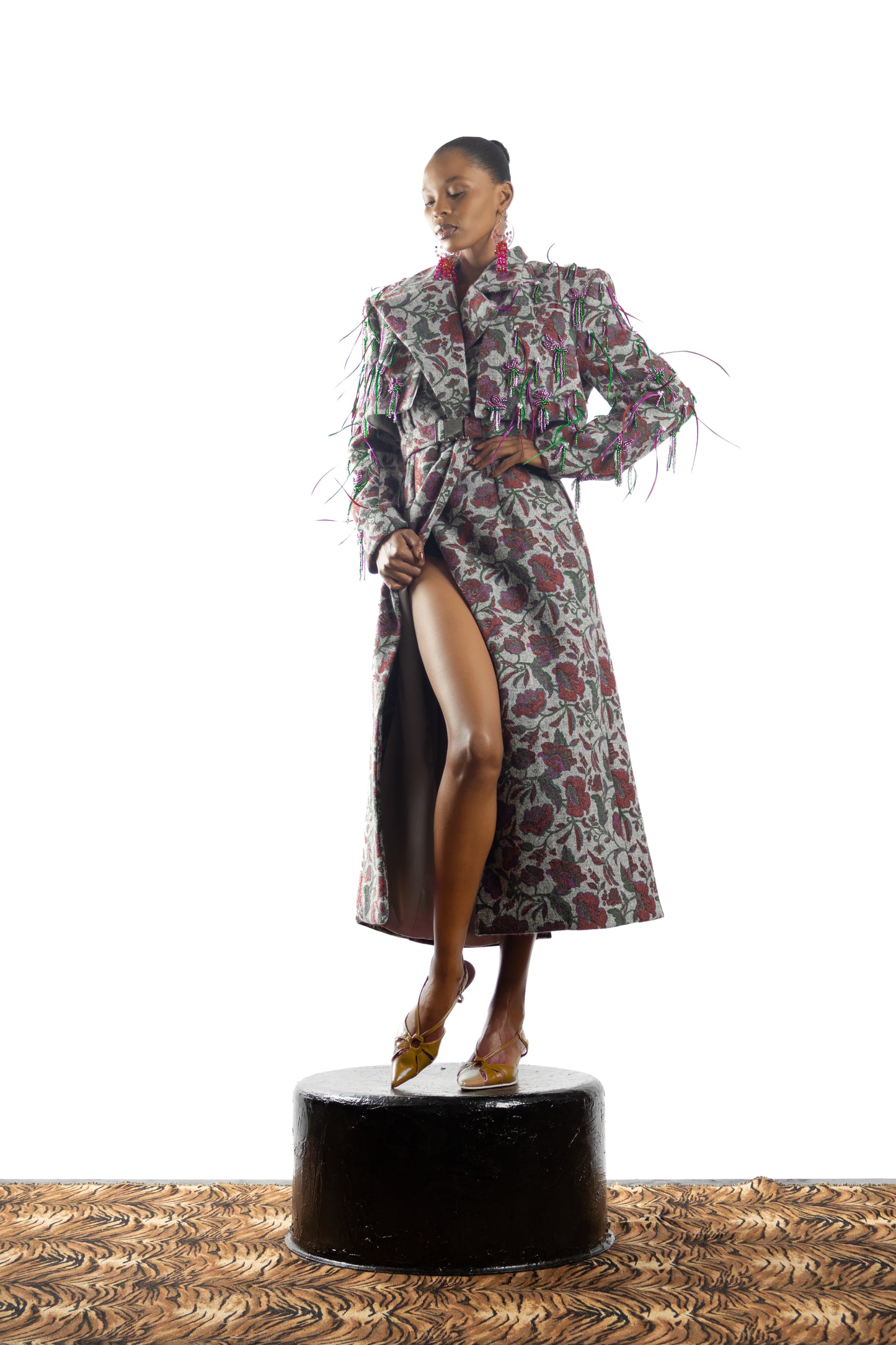 The Botanist Embellished Coat