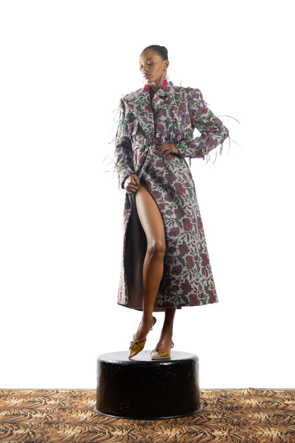 The Botanist Embellished Coat