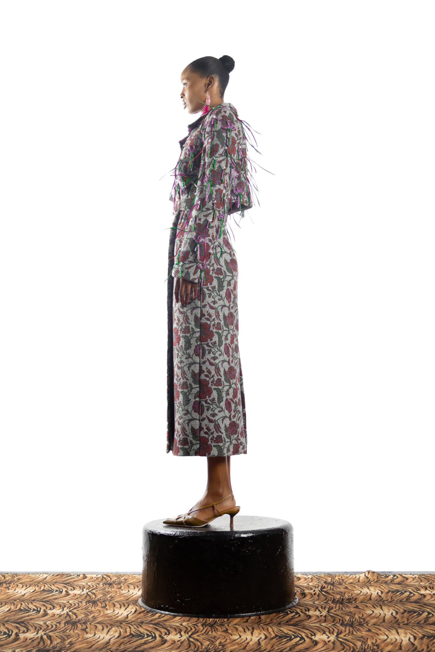 The Botanist Embellished Coat