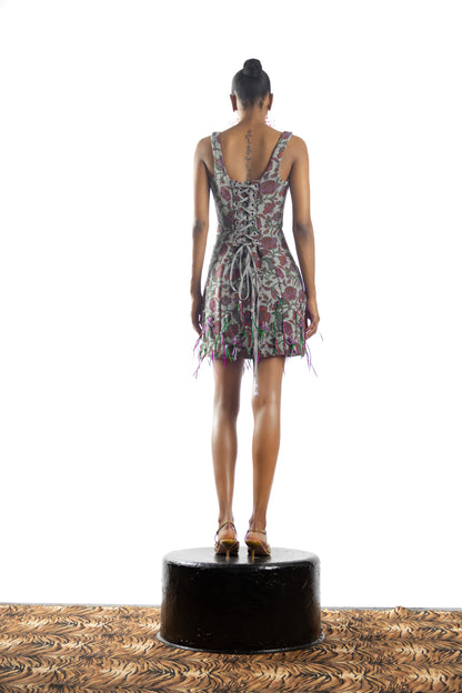 The Botanist Embellished Minidress