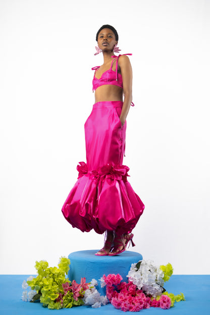 The Bougainvillea Fitted Skirt