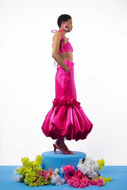 The Bougainvillea Fitted Skirt