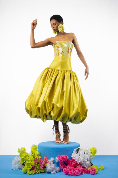 The Bougainvillea Volume Skirt