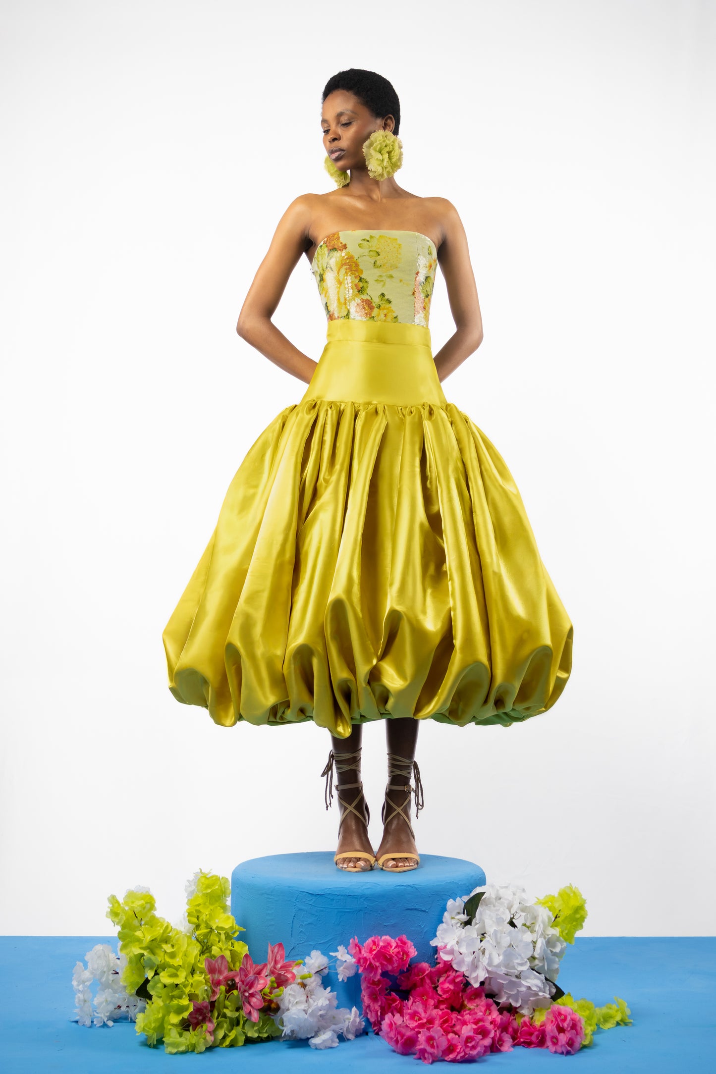 The Bougainvillea Volume Skirt