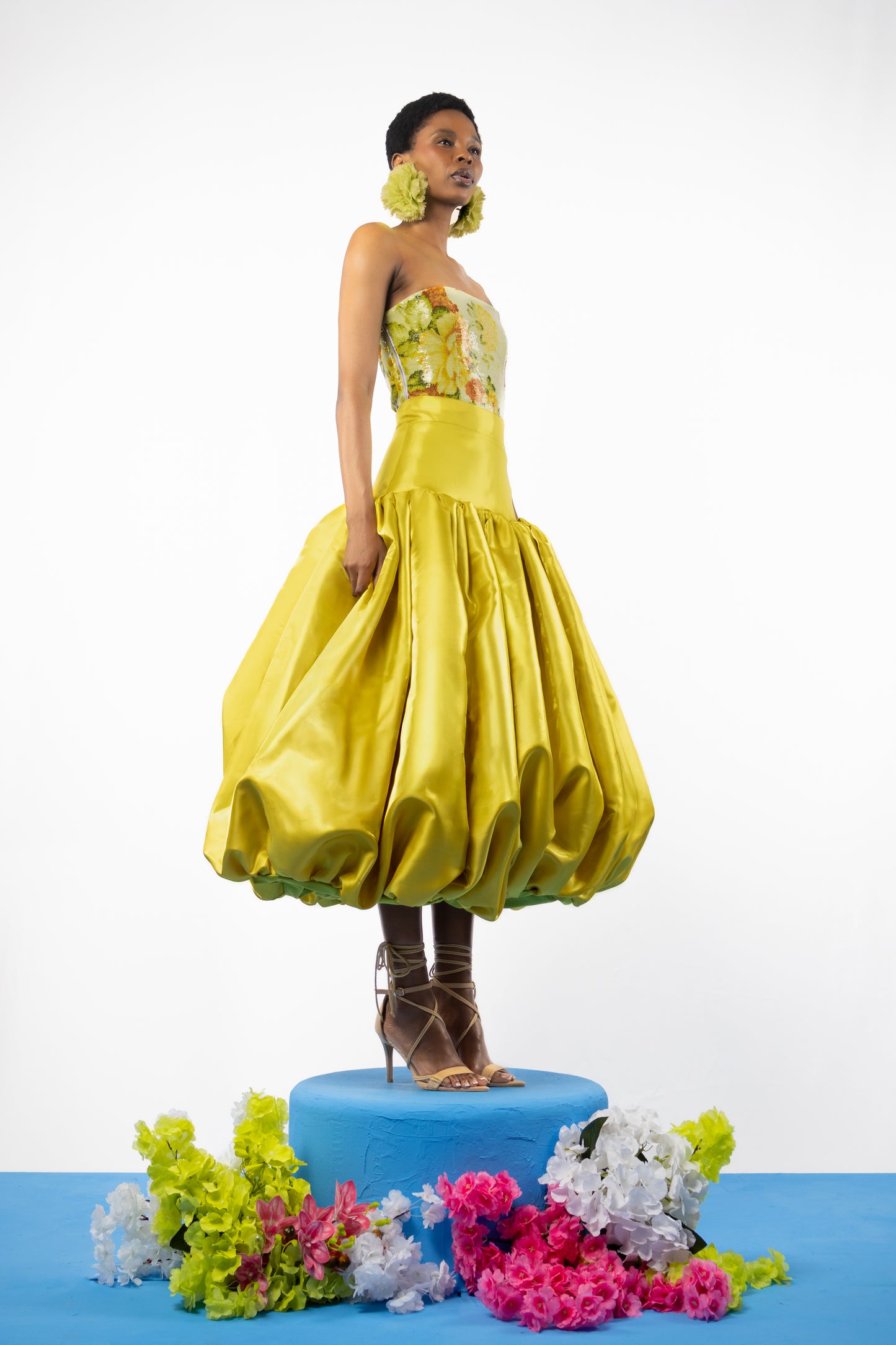 The Bougainvillea Volume Skirt