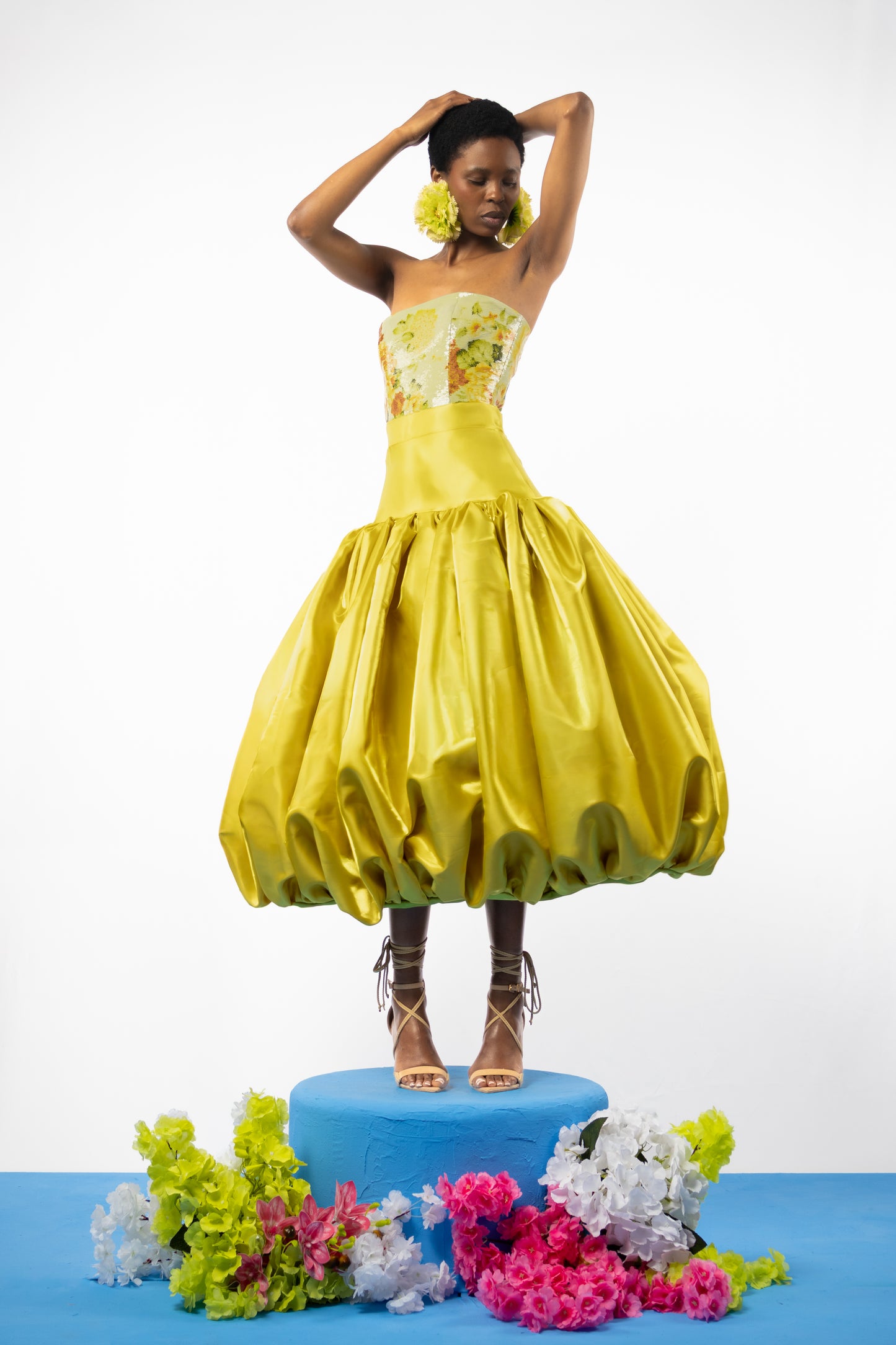 The Bougainvillea Volume Skirt