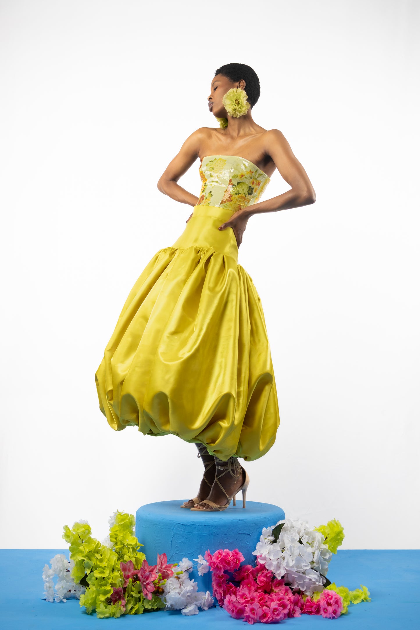 The Bougainvillea Volume Skirt