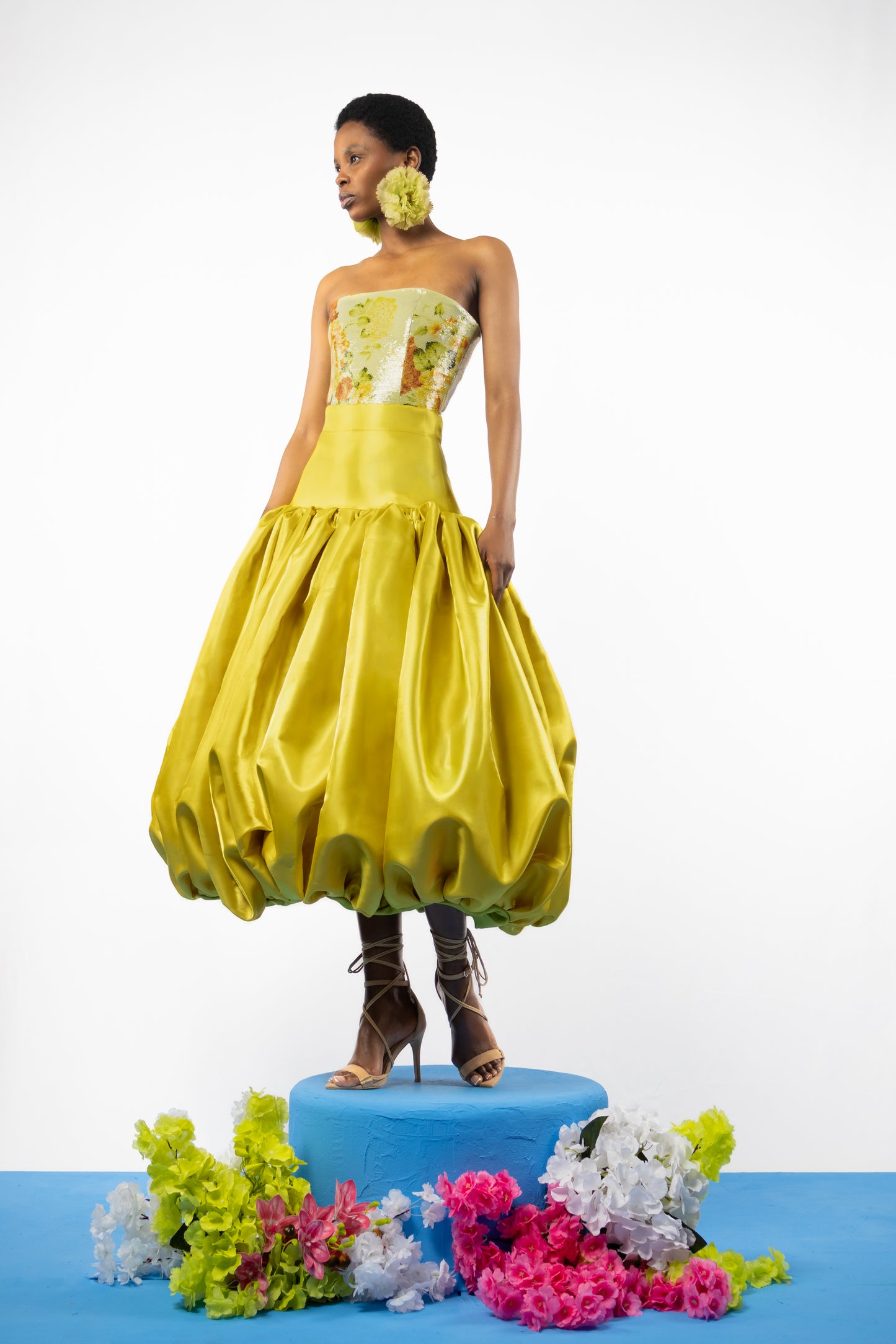 The Bougainvillea Volume Skirt