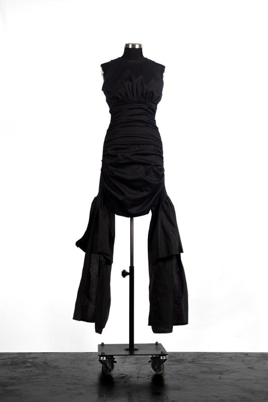 The Draped Dress with Bows (80% Off)