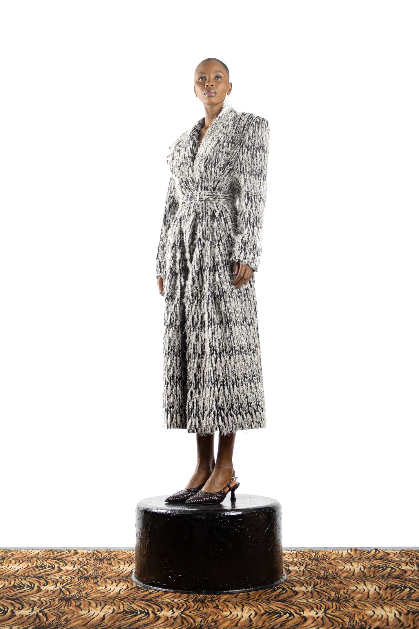 The Feathered Box Coat