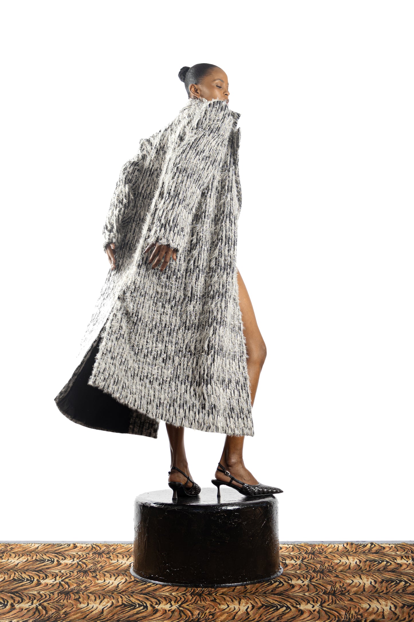 The Feathered Box Coat