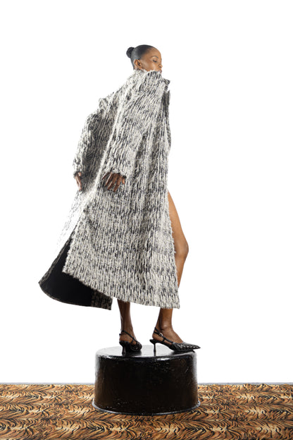 The Feathered Box Coat