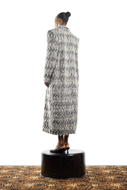 The Feathered Box Coat