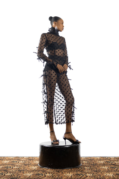 The Flocked Skirt