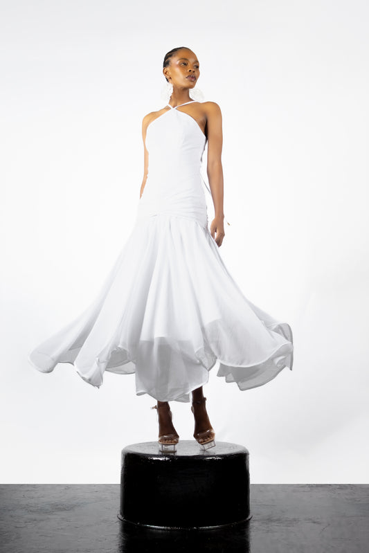 The Gauze Halter Dress