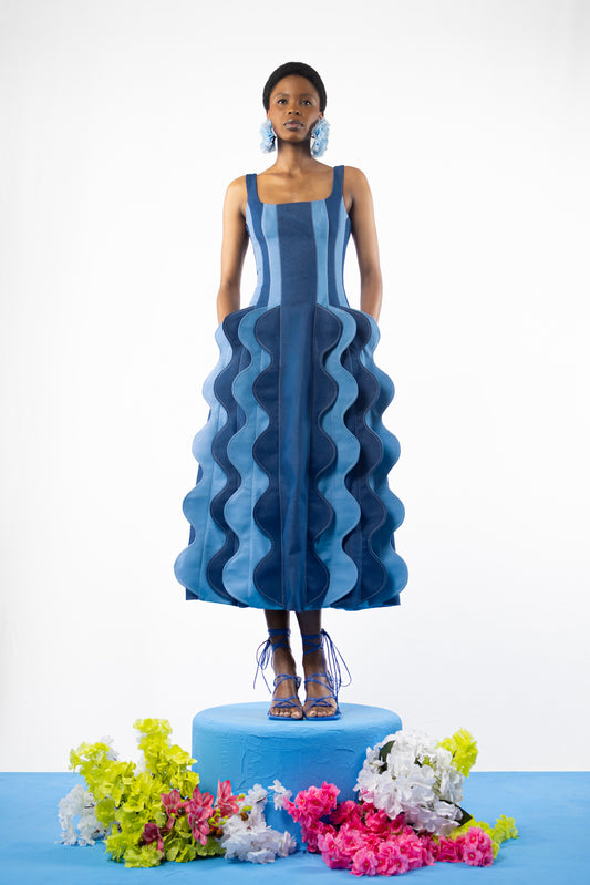The Morpho Striped Dress