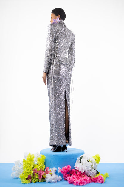 The Prism Draped Gown