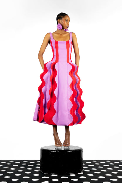 The Ripple Striped Dress