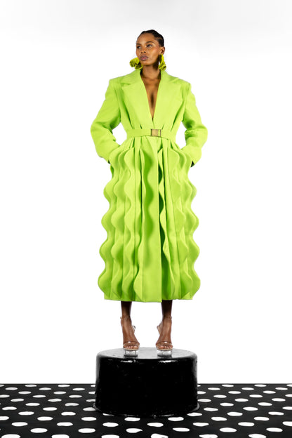 The Ripple Box Coat
