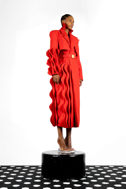 The Ripple Tailored Coat