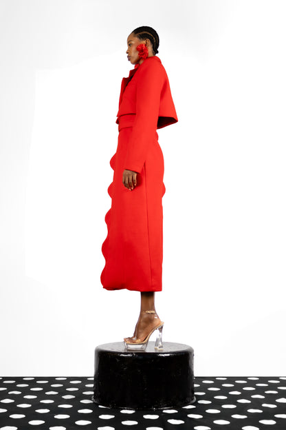 The Ripple Tailored Coat