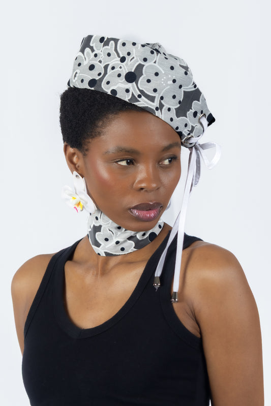 The Chromism Hat & Choker (Hypnotic Dot)
