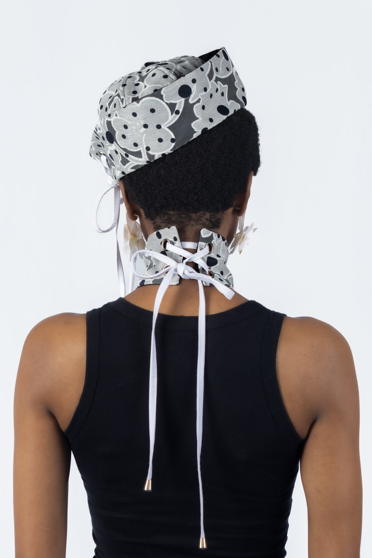The Chromism Hat & Choker (Hypnotic Dot)