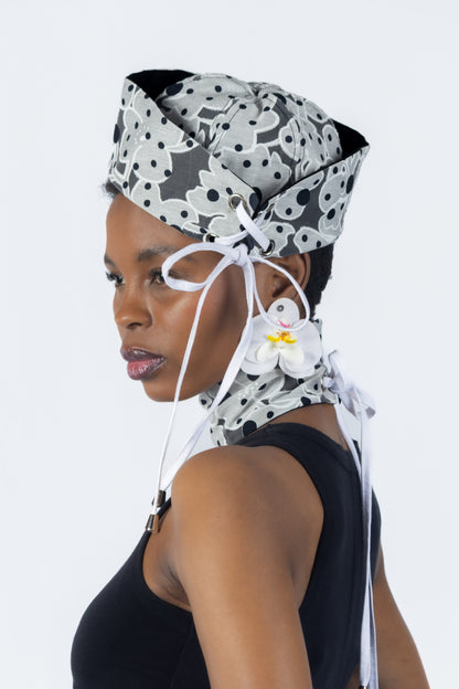 The Chromism Hat & Choker (Hypnotic Dot)